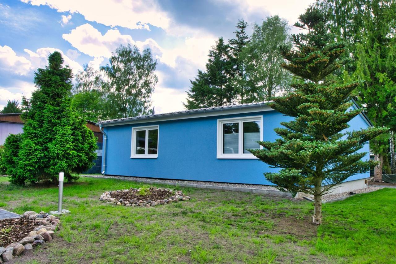 gemütliches Ferienhaus am See I überdachte Terrasse I 2 SZ I Strand fussläufig Joachimsthal Exterior foto