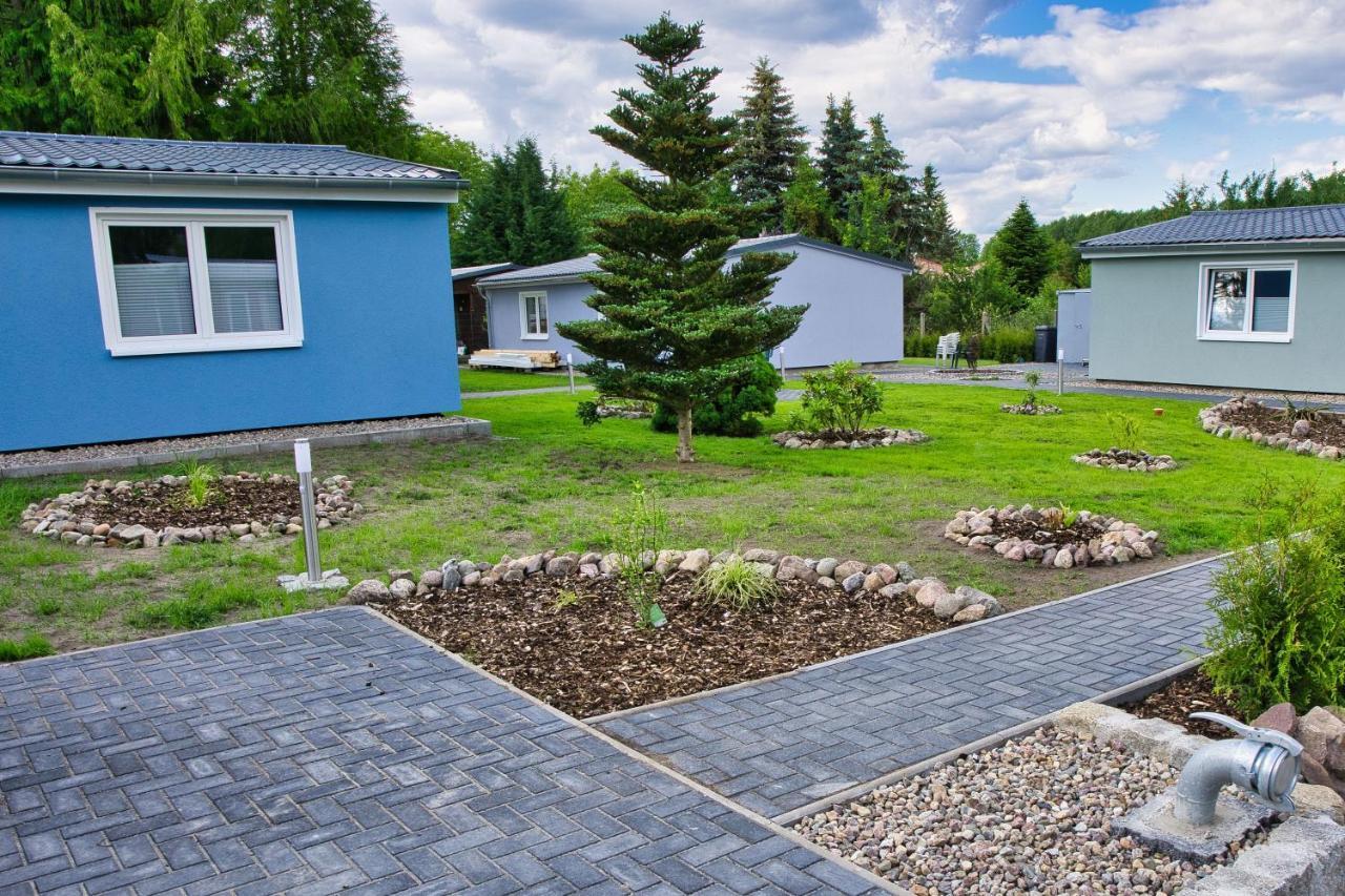 gemütliches Ferienhaus am See I überdachte Terrasse I 2 SZ I Strand fussläufig Joachimsthal Exterior foto